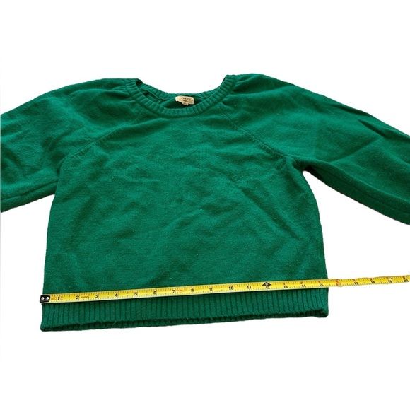 Women’s Green Knit Sweater Puff Sleeves TU - Picture 7 of 7